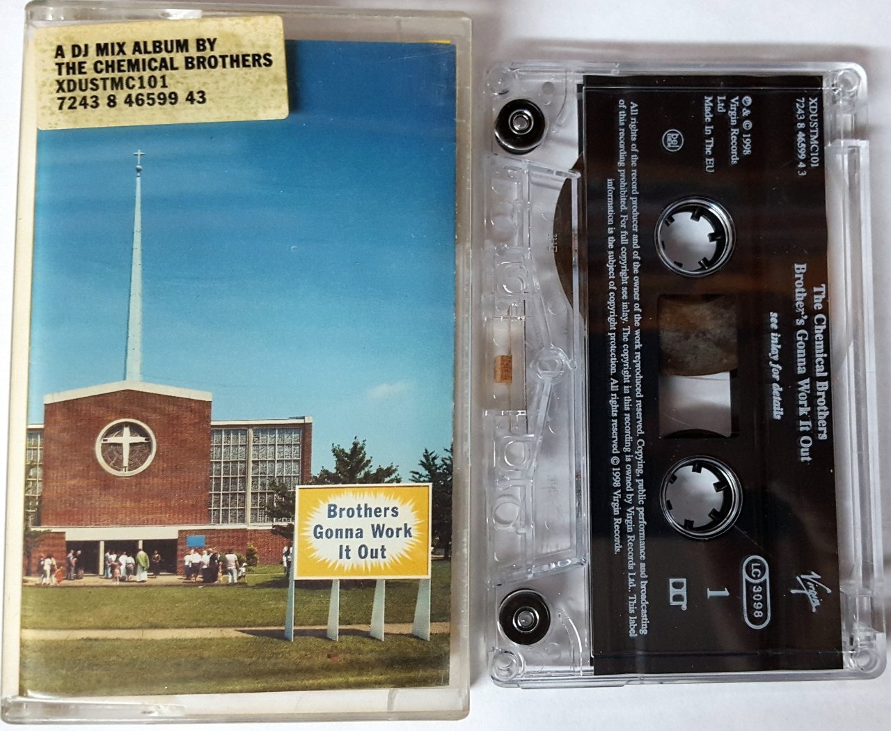 CHEMICAL BROTHERS - BROTHER'S GONNA WORK IT OUT CASSETTE MADE IN EU ''USED''