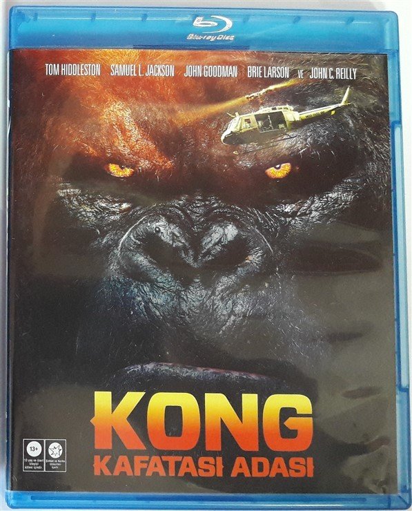KONG SKULL ISLAND - KAFATASI ADASI - SAMUEL L. JACKSON - JOHN GOODMAN - BLU RAY 2.EL
