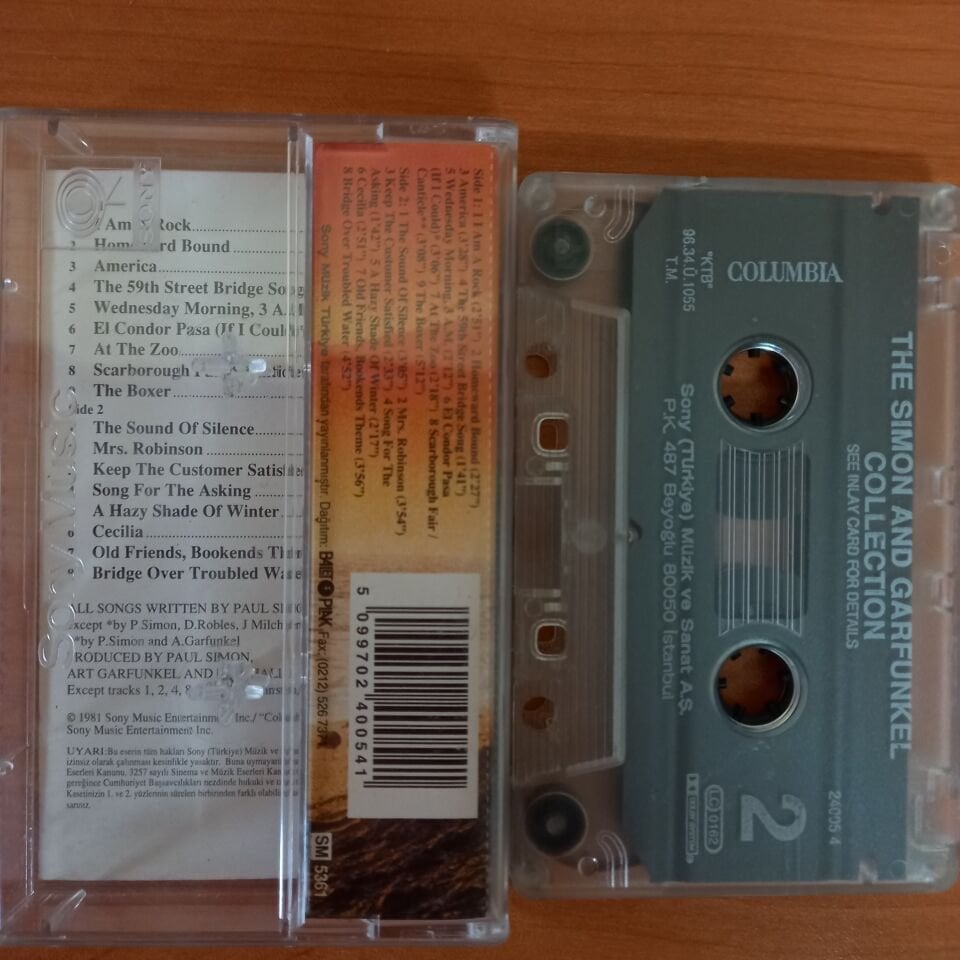 SIMON & GARFUNKEL – THE SIMON AND GARFUNKEL COLLECTION / 17 OF THEIR ALL TIME GREATEST RECORDINGS (1996) - KASET 2.EL
