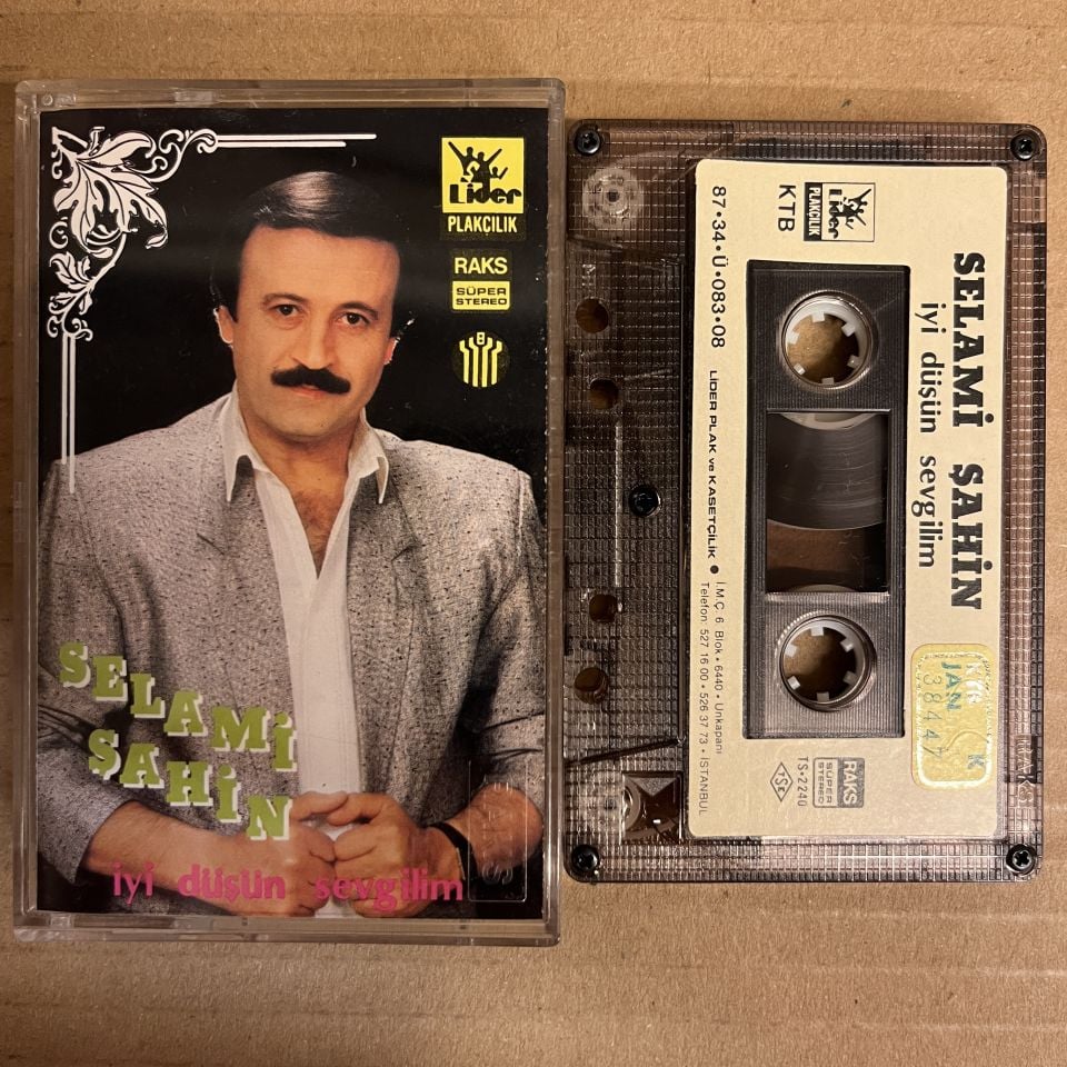 SELAMİ ŞAHİN - İYİ DÜŞÜN SEVGİLİM (1987) - KASET 2.EL