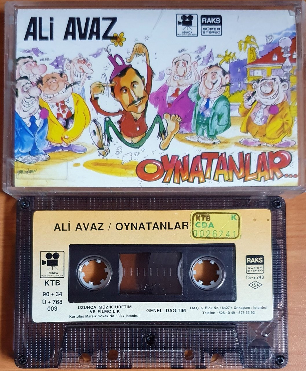 ALİ AVAZ - OYNATANLAR (1990) - KASET 2.EL