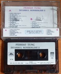 FERHAT TUNÇ - İSTANBUL KONSERLERİ-2 (1990) - KASET GÜNER 2.EL