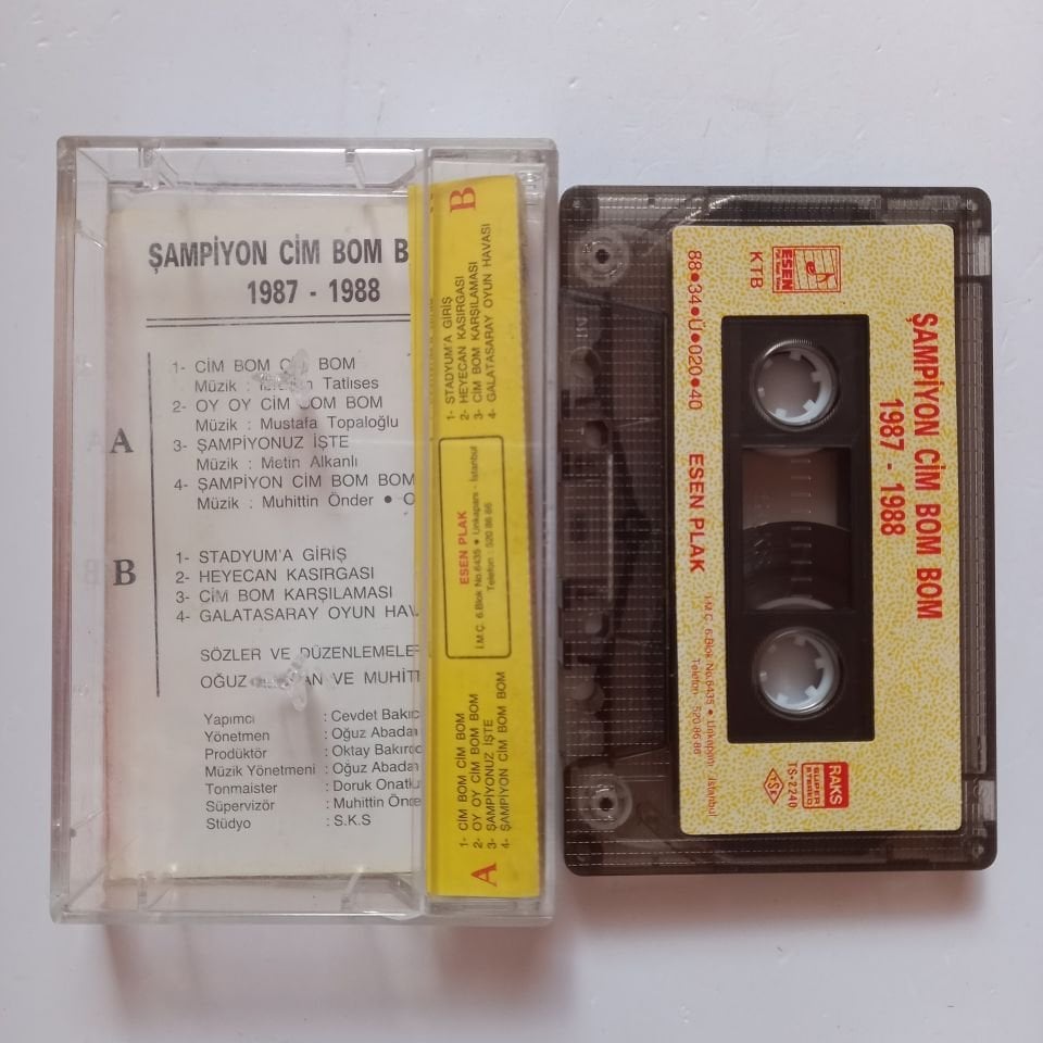 ŞAMPİYON CİM BOM BOM / 1987-1988 (1988) - KASET 2.EL