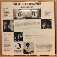 WILLIE THE LION SMITH - LIVE AT BLUES ALLEY (1973) SIFIR PLAK