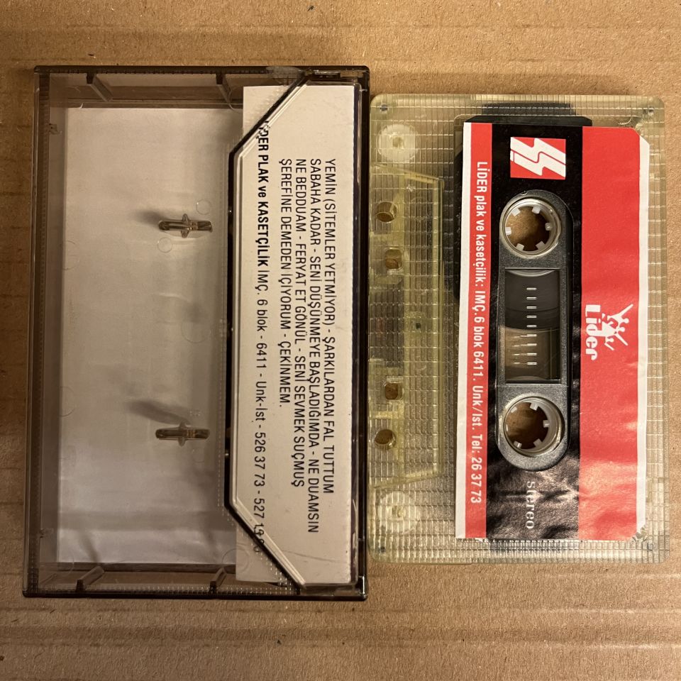 LİDER'DEN YILDIZ YAĞMURU - GÖNÜL AKKOR, SELAMİ ŞAHİN , BÜLENT ERSOY (1983) - KASET 2.EL