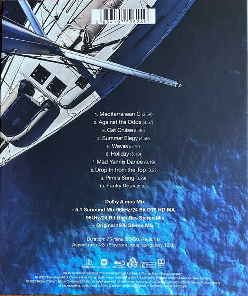 RICHARD WRIGHT – WET DREAM (1978) -2023 BLU-RAY AUDIO ALBUM REISSUE REMASTERED 5.1 SURROUND MIX SIFIR