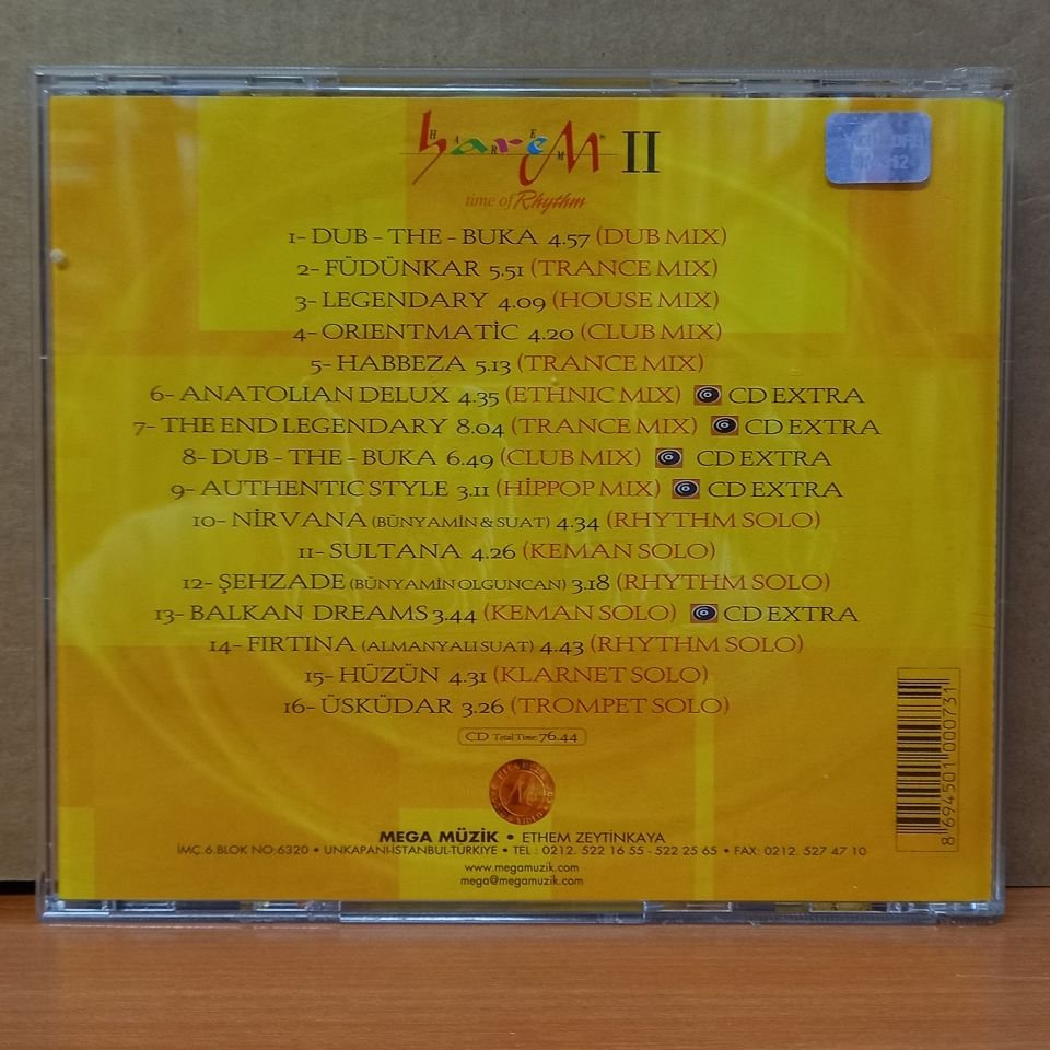 HAREM - HAREM II / TIME OF RHYTHM (2001) - CD 2.EL