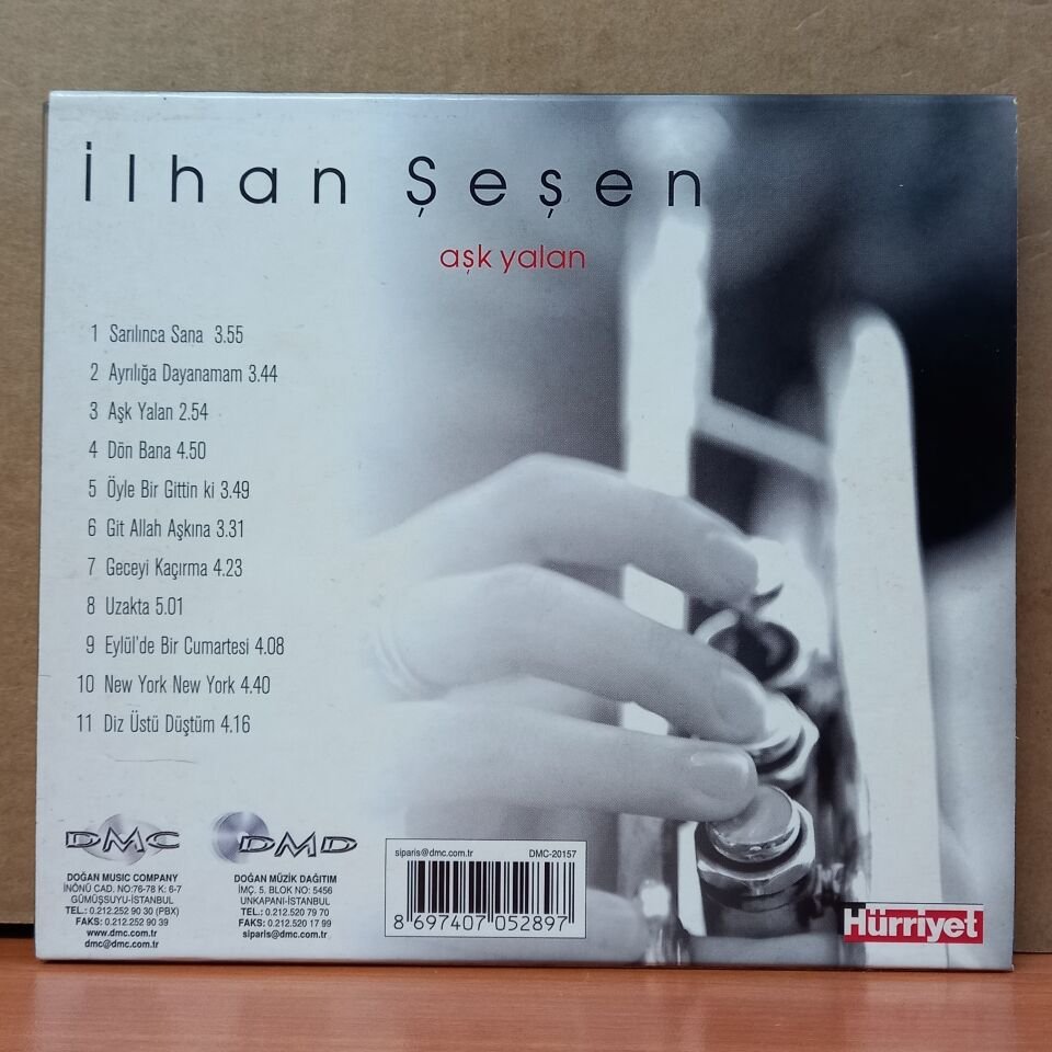 İLHAN ŞEŞEN - AŞK YALAN (2005) - CD 2.EL