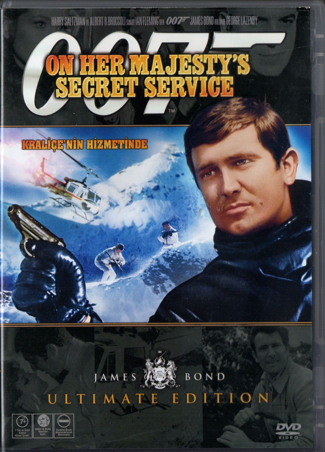 ON HER MAJESTY'S SECRET SERVICE - KRALİÇE'NİN HİZMETİNDE - 007 JAMES BOND - GEORGE LAZENBY - DVD 2.EL