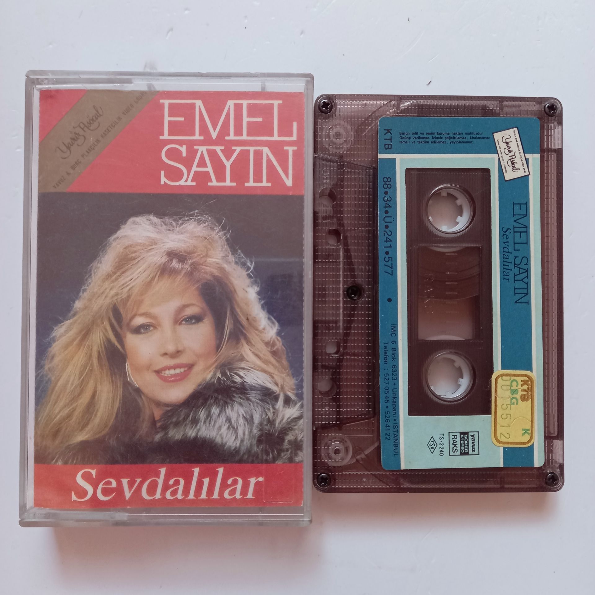 EMEL SAYIN - SEVDALILAR (1988) - KASET 2.EL