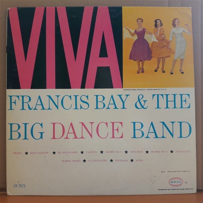 FRANCIS BAY & THE BIG DANCE BAND - VIVA - LP 2.EL PLAK