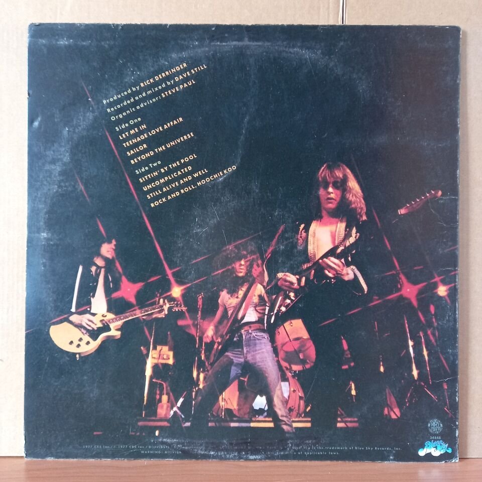 DERRINGER – LIVE (1977) - LP 2.EL PLAK