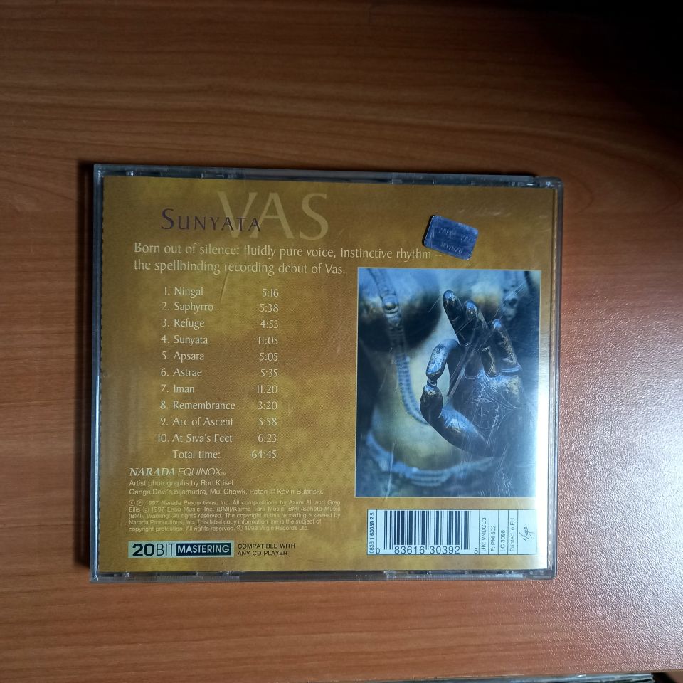 VAS – SUNYATA (1994) - CD 2.EL