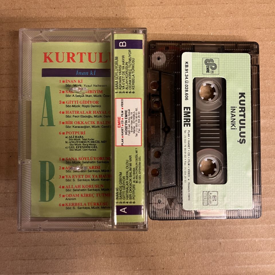 KURTULUŞ - İNAN Kİ (1991) - KASET 2.EL