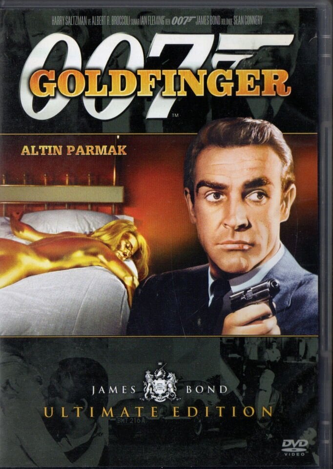 GOLDFINGER - ALTIN PARMAK - 007 JAMES BOND - SEAN CONNERY - DVD 2.EL
