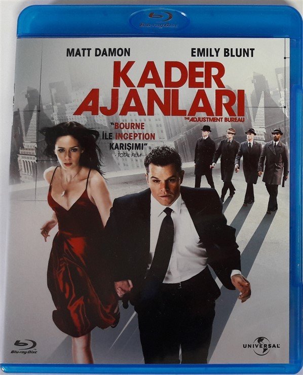 KADER AJANLARI - THE ADJUSTMENT BUREAU - MATT DAMON - EMILY BLUNT - BLU RAY 2.EL