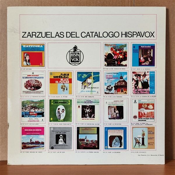 JOSÉ RAMOS MARTIN / JACINTO GUERRERO – LOS GAVILANES (1961) - LP 2.EL PLAK
