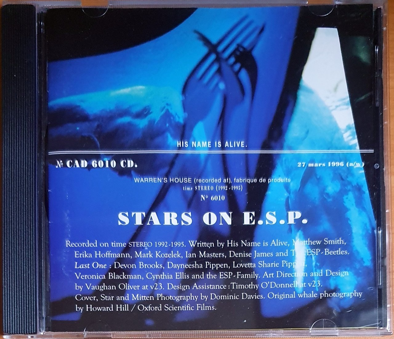 HIS NAME IS ALIVE - STARS ON E.S.P. + NICE DAY (1998) - CD 4AD 2.EL