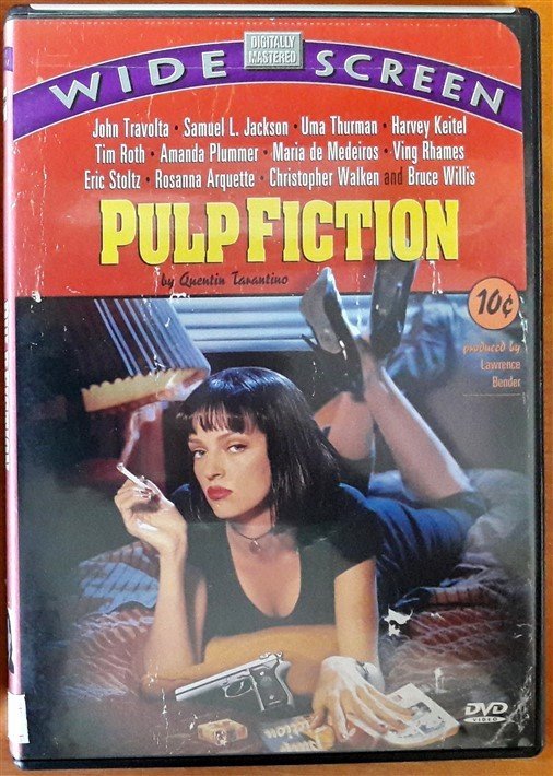 PULP FICTION - JOHN TRAVOLTA - SAMUEL L. JACKSON - UMA THURMAN - HARVEY KEITEL - QUENTIN TARANTINO - DVD 2.EL 1. BÖLGE TR ALTYAZI YOKTUR