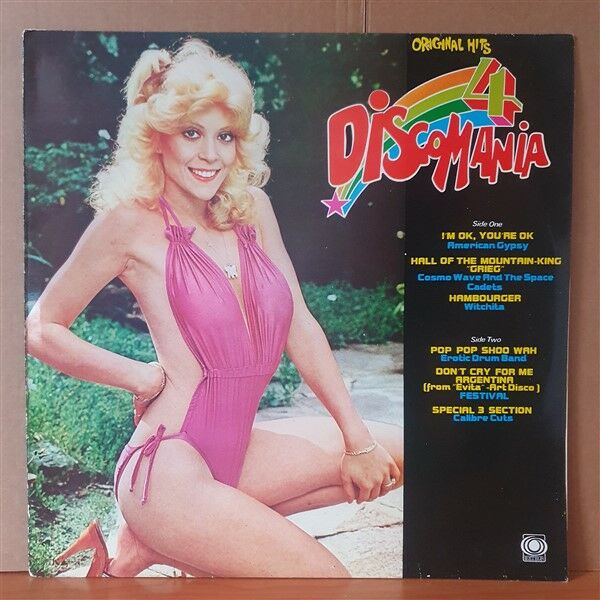 DISCOMANIA 4 / AMERICAN GYPSY, CALIBRE CUTS, WITCHITA, EROTIC DRUM BAND - LP YERLİ BASKI 2.EL PLAK