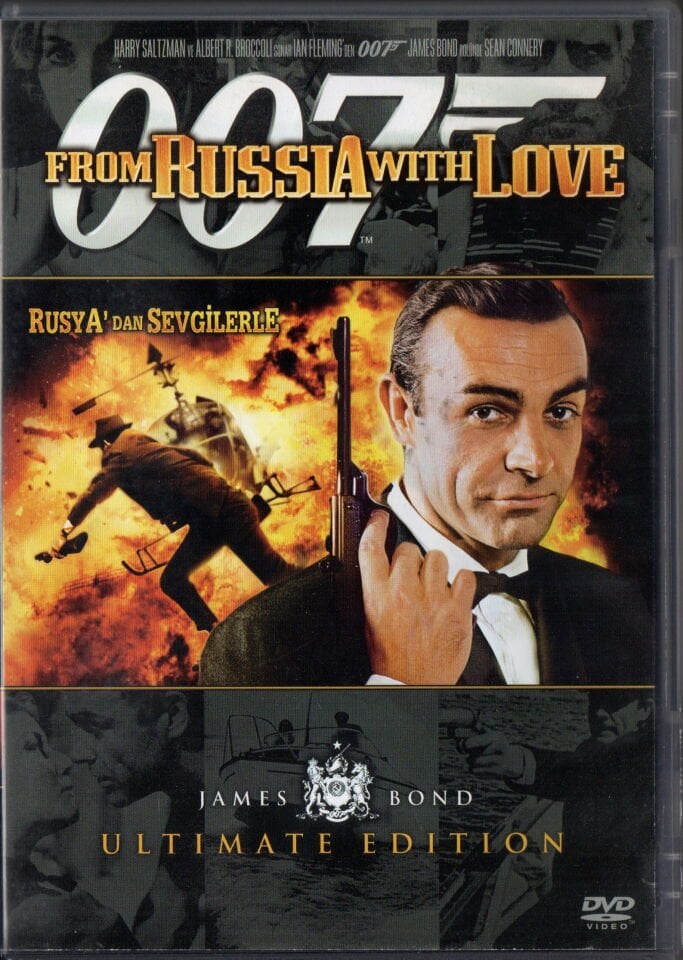 FROM RUSSIA WITH LOVE - RUSYA'DAN SEVGİLERLE - 007 JAMES BOND - SEAN CONNERY - DVD 2.EL