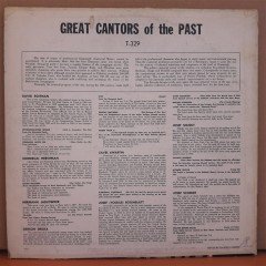 GREAT CANTORS OF THE PAST VOLUME I - PLAK 2.EL