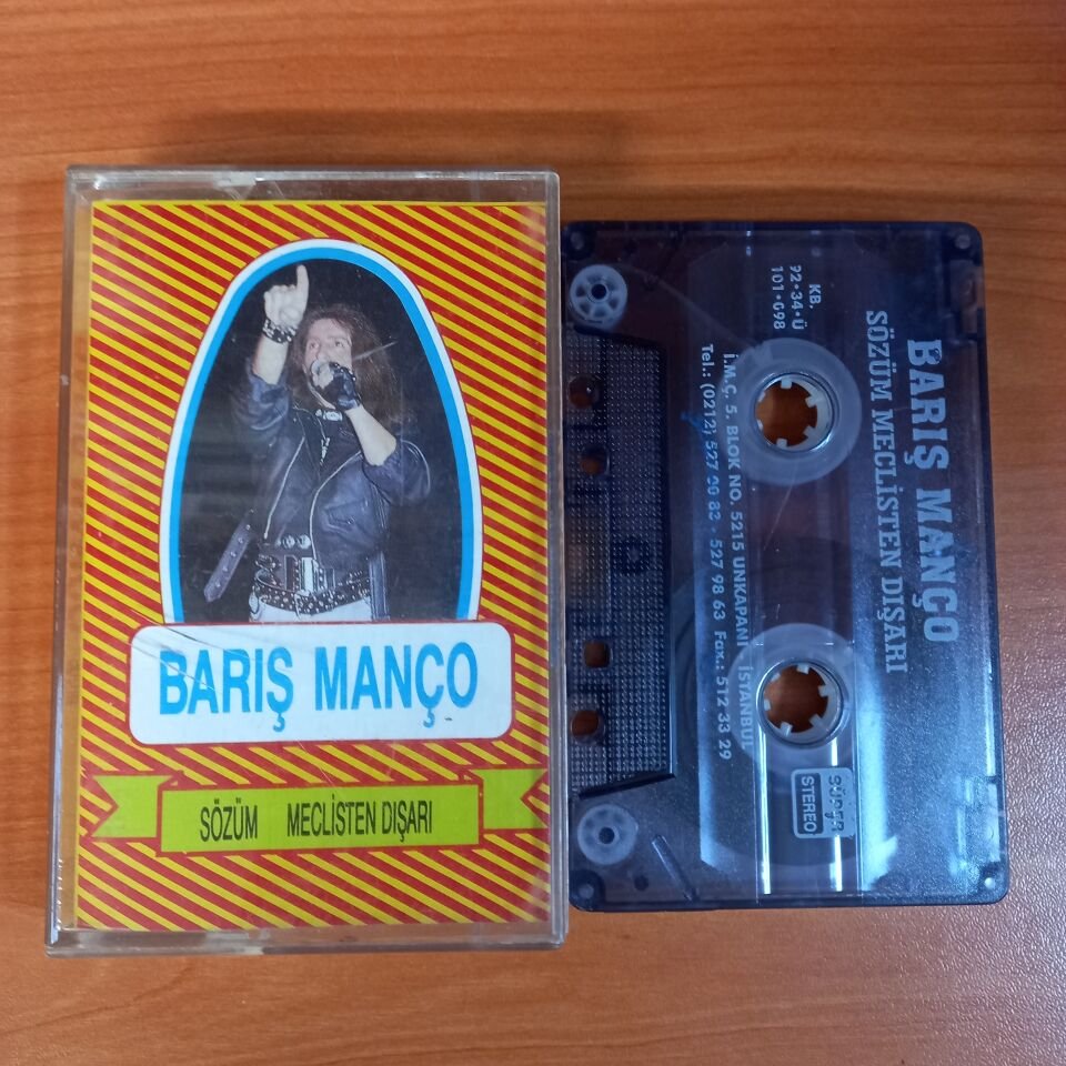 BARIŞ MANÇO - SÖZÜM MECLİSTEN DIŞARI (1992) - KASET 2.EL
