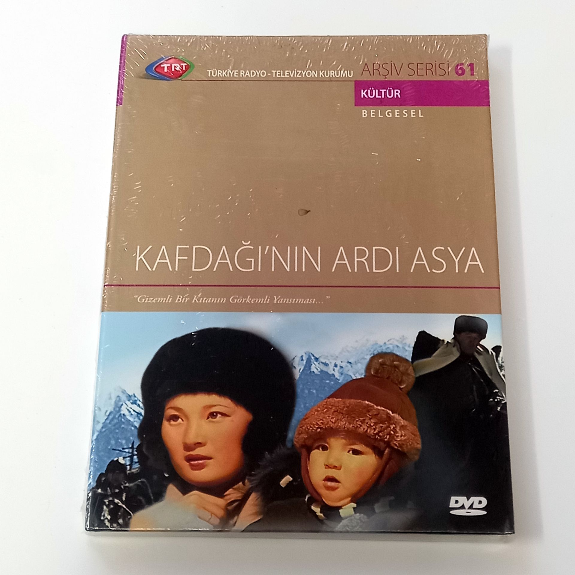 KAFDAĞI\'NIN ARDI ASYA - TRT BELGESEL YÖN.: DAVER ATABEY- DVD AMBALAJINDA SIFIR