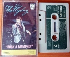 JOHNNY HALLDAY - ROCK A MEMPHIS CASSETTE MADE IN FRANCE ''USED'' PAPER LABEL