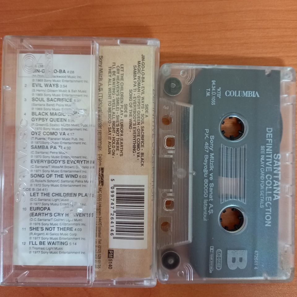 SANTANA – DEFINITIVE COLLECTION (1994) - KASET 2.EL