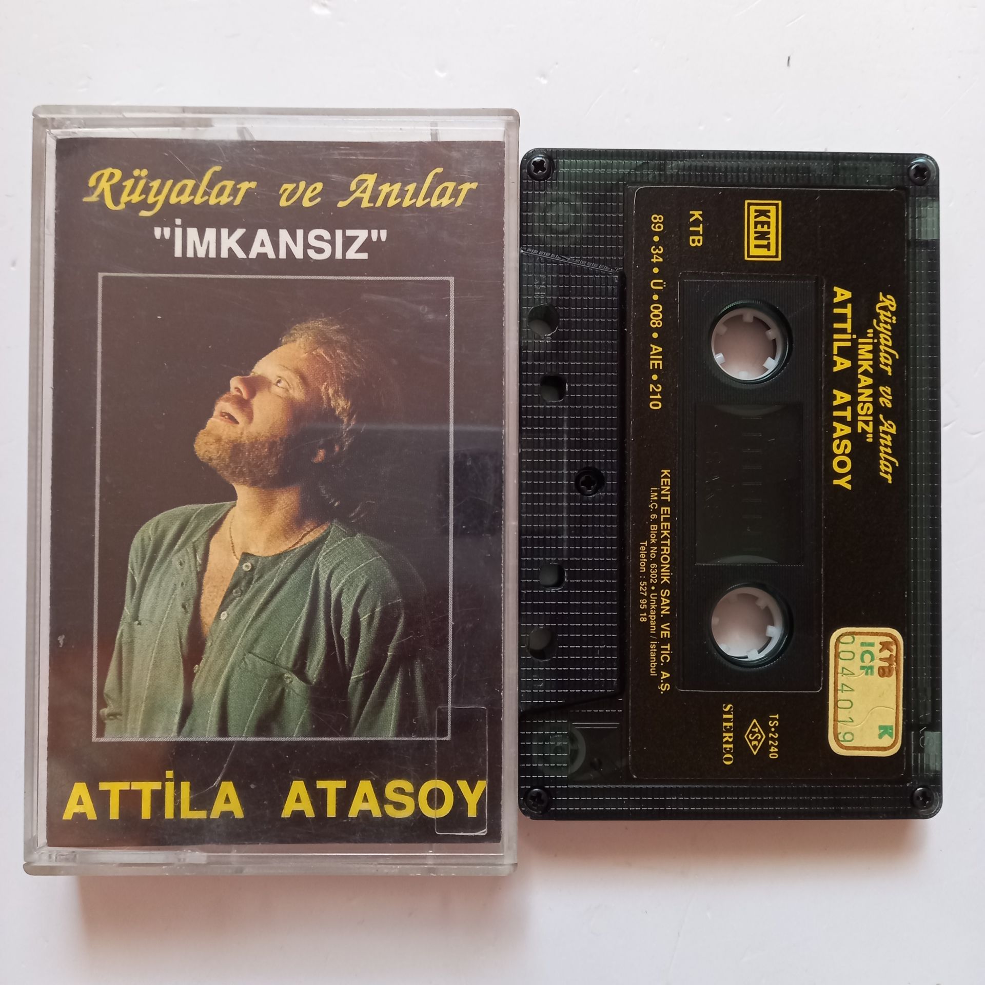 ATTİLA ATASOY - RÜYALAR VE ANILAR / İMKANSIZ (1989) - KASET 2.EL