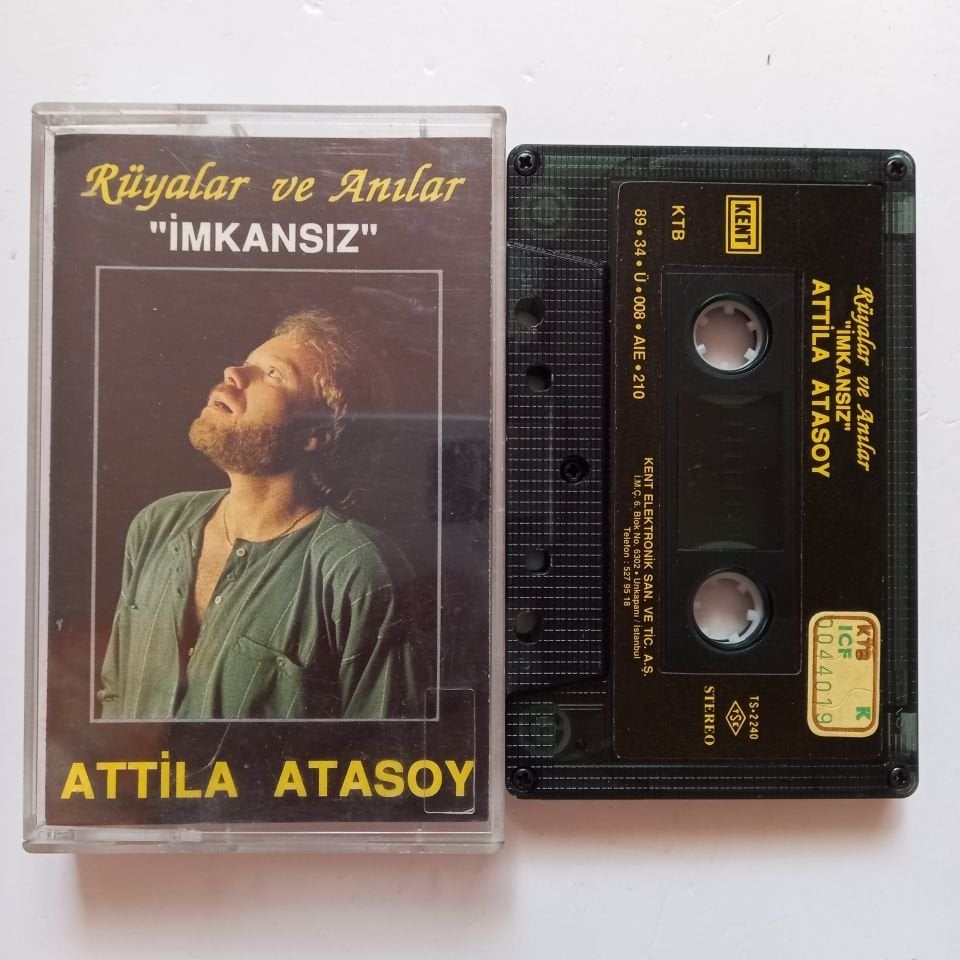ATTİLA ATASOY - RÜYALAR VE ANILAR / İMKANSIZ (1989) - KASET 2.EL