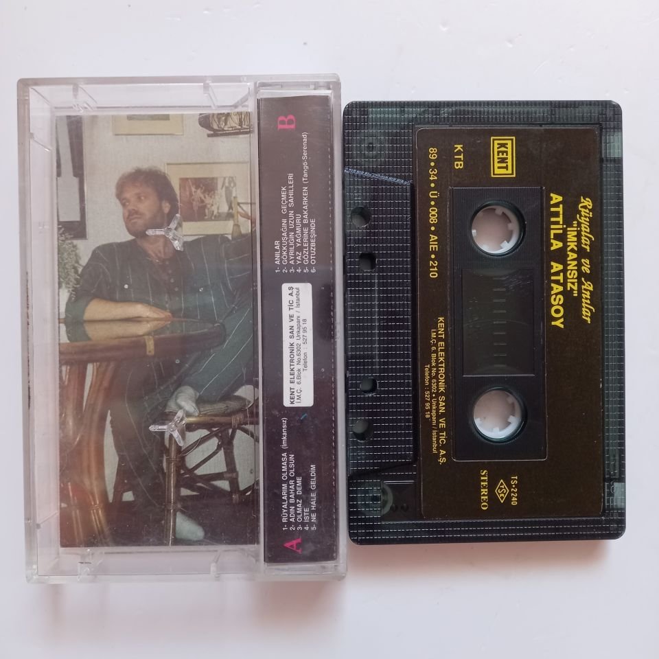 ATTİLA ATASOY - RÜYALAR VE ANILAR / İMKANSIZ (1989) - KASET 2.EL