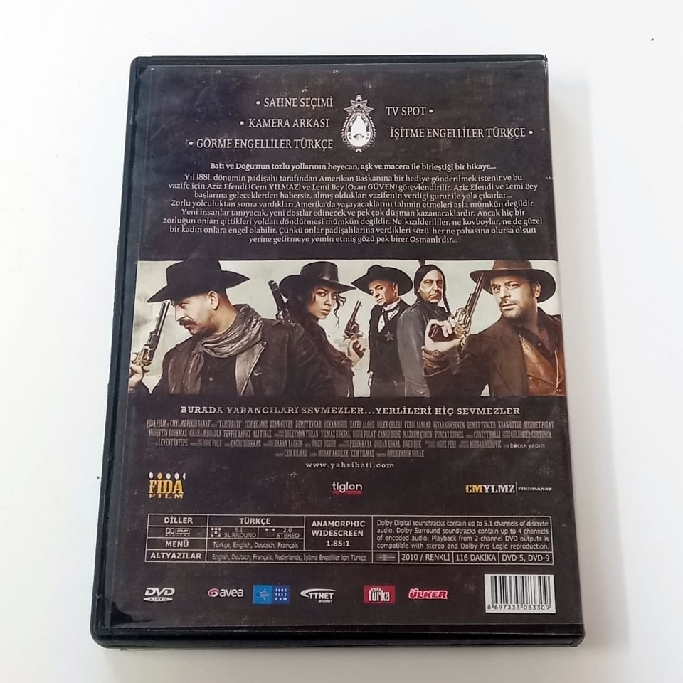 YAHŞİ BATI - CEM YILMAZ, OZAN GÜVEN, DEMET EVGAR, YÖN.: CEM YILMAZ, ÖMER FARUK SORAK - DVD 2.EL