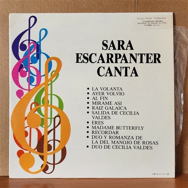 SARA ESCARPANTER - CANTA - LP 2.EL PLAK