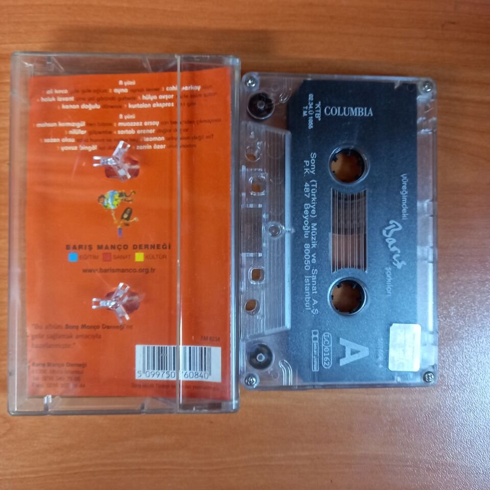 BARIŞ MANÇO - YÜREĞİMDEKİ BARIŞ ŞARKILARI (2002) - KASET 2.EL