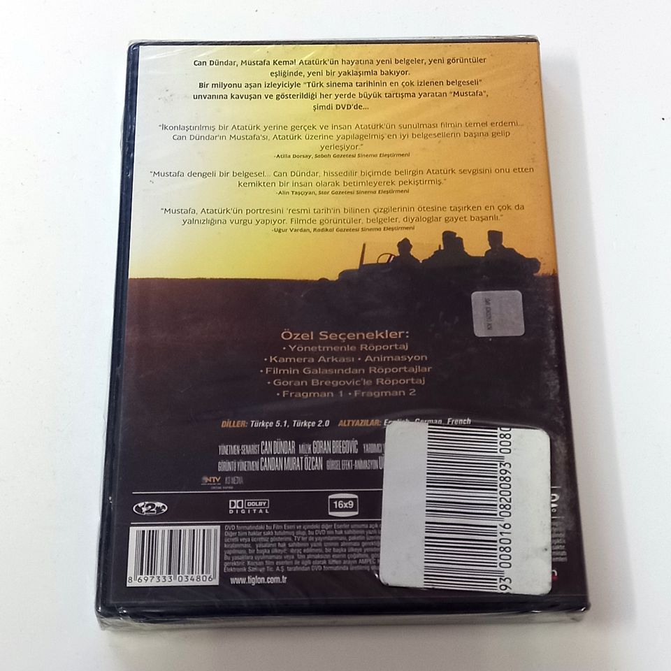 MUSTAFA - YÖN.: CAN DÜNDAR - DVD AMBALAJINDA SIFIR