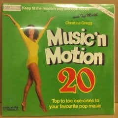 AEROBIC MUSIC ON MOTION 20 CHRISTINA GREGG 1979 SIFIR PLAK
