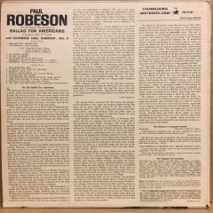 PAUL ROBESON BALLAD FOR AMERICANS AT CARNEGIE HALL VOL.2 1965 2.EL PLAK