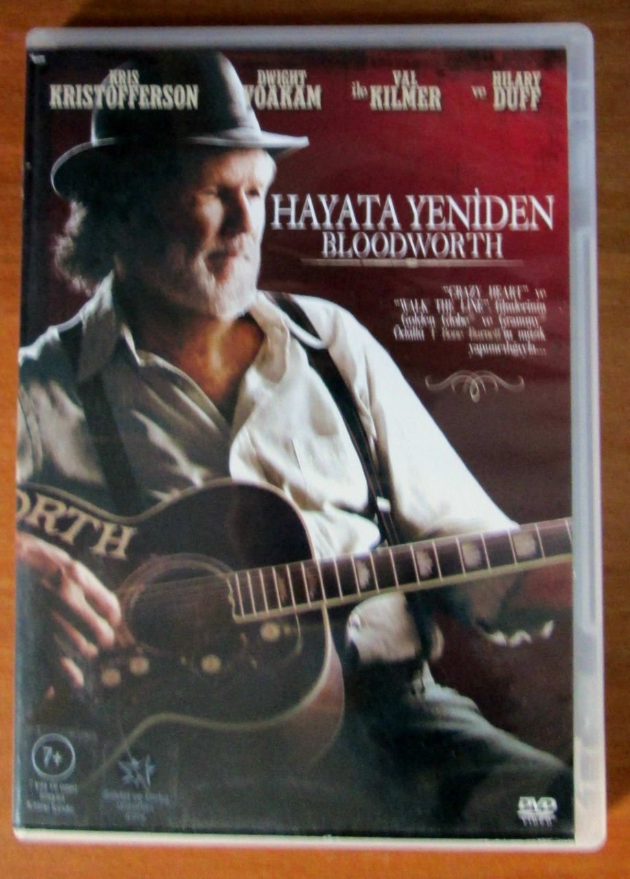 HAYATA YENİDEN - BLOODWORTH - KRIS KRISTOFFERSON - VAL KILMER - HILARY DUFF - DVD 2.EL