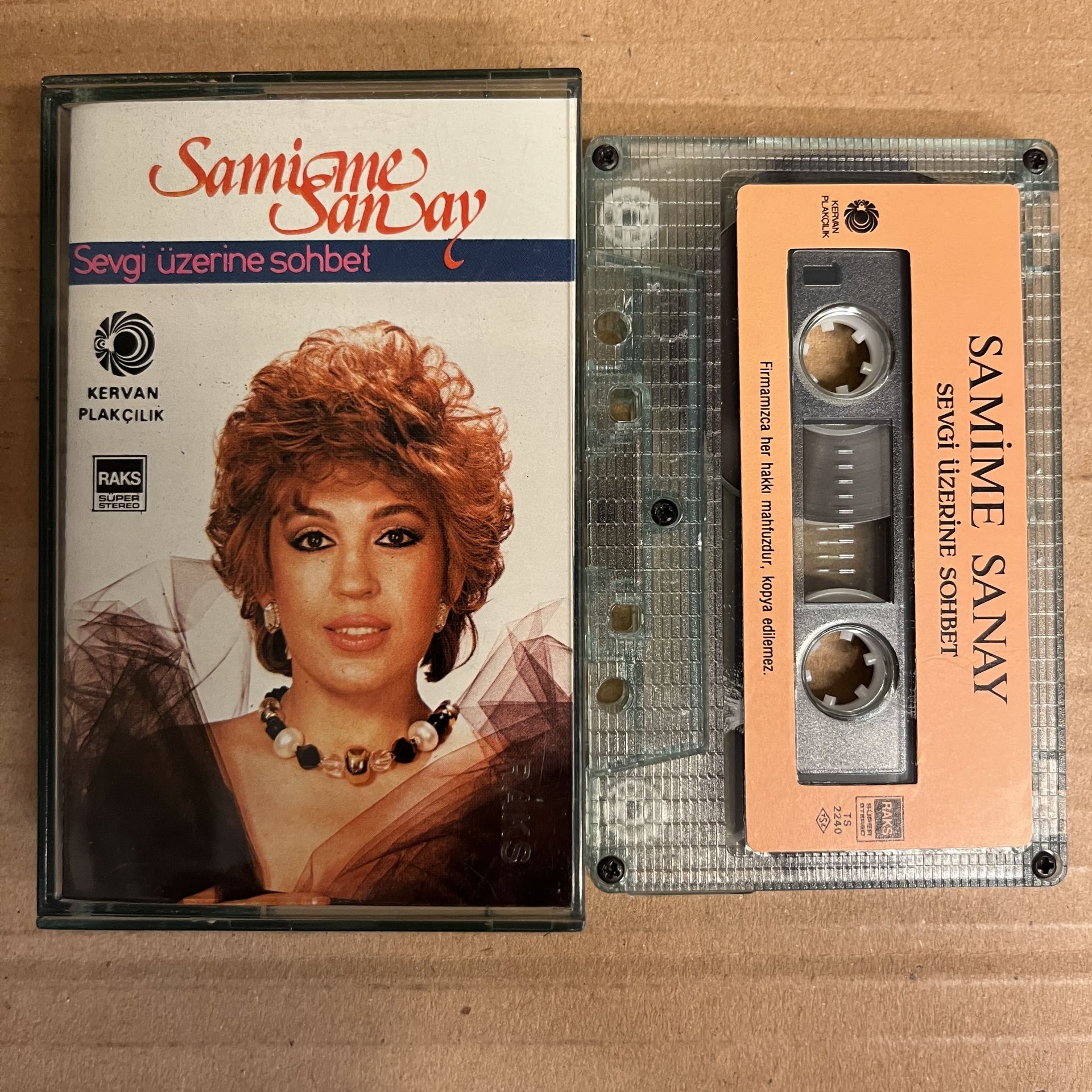 SAMİME SANAY - SEVGİ ÜZERİNE SOHBET (1985) - KASET 2.EL