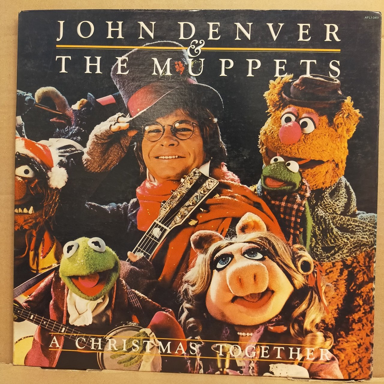 JOHN DENVER & THE MUPPETS - A CHRISTMAS TOGETHER (1979) - LP GATEFOLD 2.EL PLAK