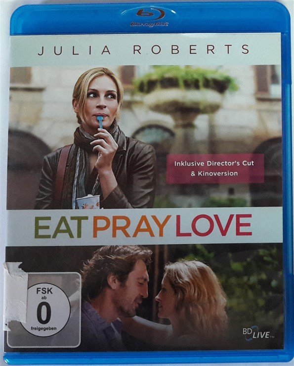 EAT PRAY LOVE - YE DUA ET SEV - JULIA ROBERTS - JAVIER BARDEM - JAMES FRANCO - BILLY CRUDUP - BLU RAY 2.EL