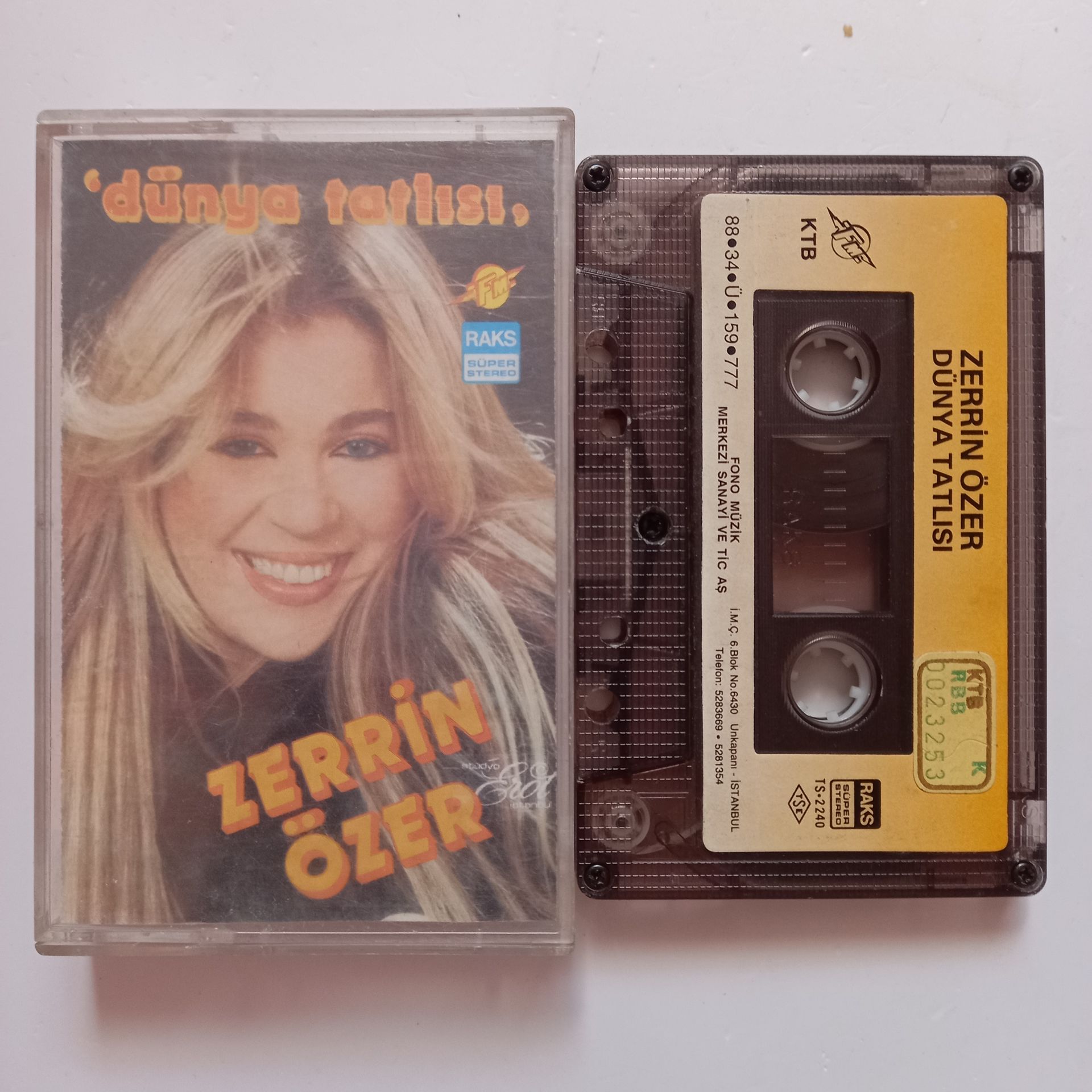 ZERRİN ÖZER - DÜNYA TATLISI (1988) - KASET 2.EL