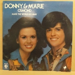 DONNY & MARIE OSMOND - MAKE THE WORLD GO AWAY (1975) - LP 70S POP 2.EL PLAK