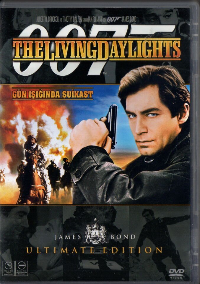 THE LIVING DAYLIGHTS - GÜN IŞIĞINDA SUİKAST - 007 JAMES BOND -TIMOTHY DALTON - DVD 2.EL