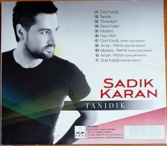SADIK KARAN - TANIDIK (2010) - CD OSSİ MÜZİK 2.EL