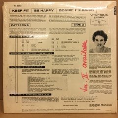 AEROBIC KEEP FIT BE HAPPY WITH BONNIE PRUDDEN 1959 2.EL PLAK