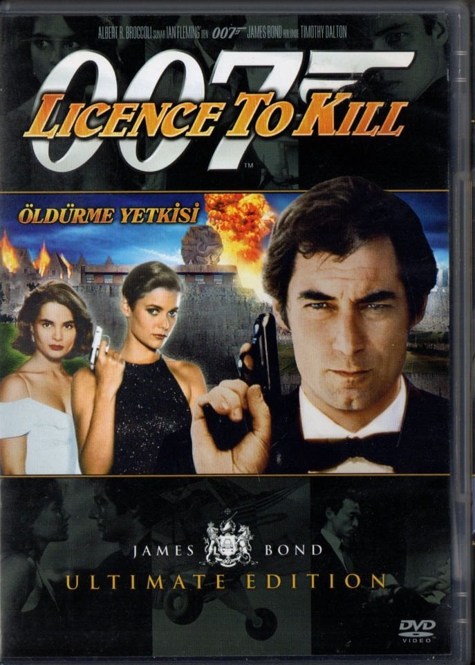 LICENCE TO KILL - ÖLDÜRME YETKİSİ - 007 JAMES BOND -TIMOTHY DALTON - DVD 2.EL