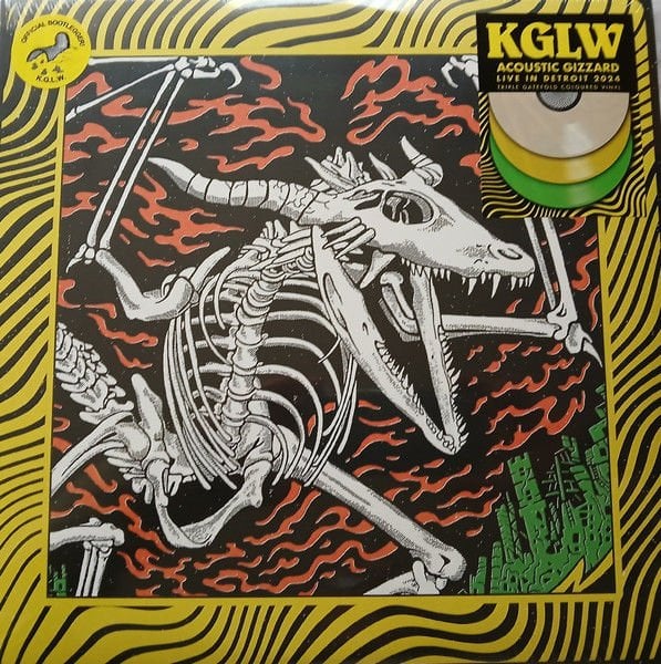 KING GIZZARD & THE LIZARD WIZARD -  ACOUSTIC GIZZARD LIVE IN DETROIT (2024) - 2025 3LP BLUES ROCK / PSYCHEDELIC ROCK COLORED SIFIR PLAK